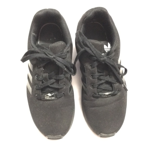 adidas Shoes Adidas 2x Flux Torsion Black Running Sneakers Poshmark
